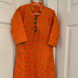 Indian/Pakistani brocade  toddler kurti nwot